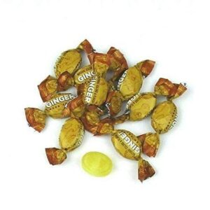 Colombina Ginger Hard Candy 5lb Bag Bulk Individually Wrapped Bulk